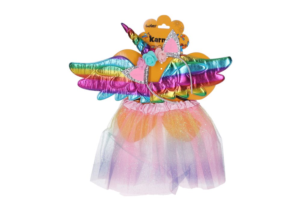 Levně Set karneval - jednorožec barevný, Wiky, W026058