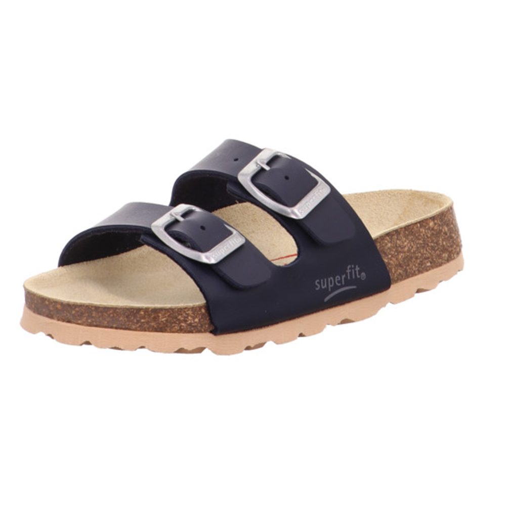 E-shop Chlapčenské korkové papuče FOOTBED, Superfit, 0-800111-8000, modrá - 32