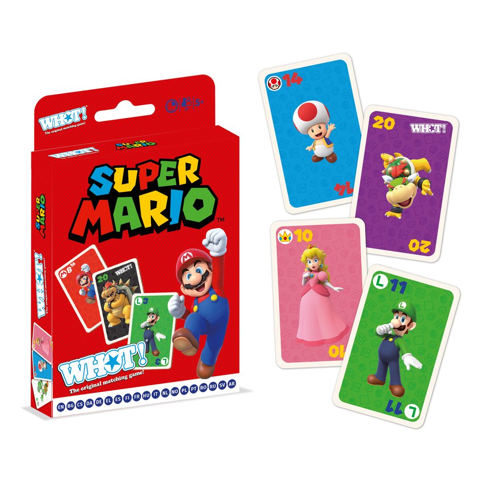 Levně WHOT Karetní hra Super Mario, Winning Moves, W030893