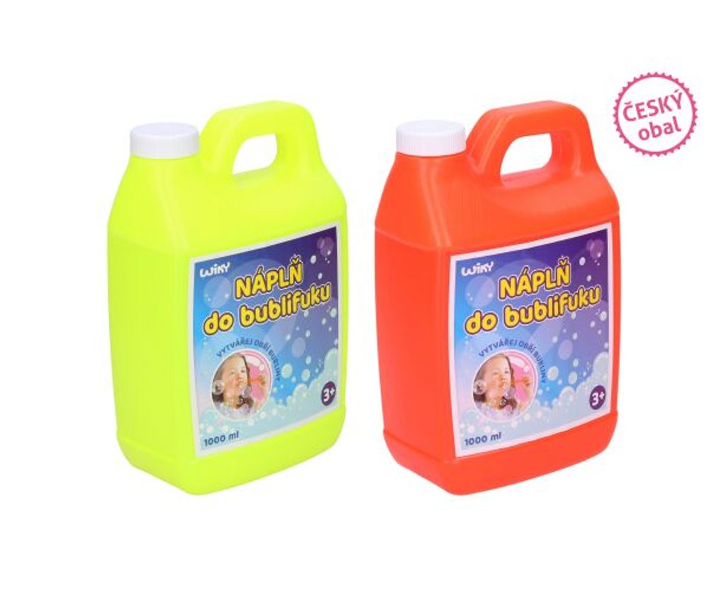 Levně Náplň do bublifuku MAXI 1L, Wiky, W116019