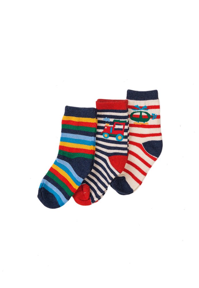 Ponožky chlapecké 3pack, Minoti, TB SOCK 38, kluk - 110/116 | 5/6let