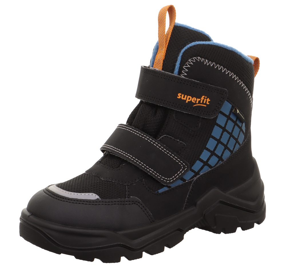 Detské zimné topánky SNOW MAX Black/Blue Gore-TEX, Superfit,1-002022-0030 - 25