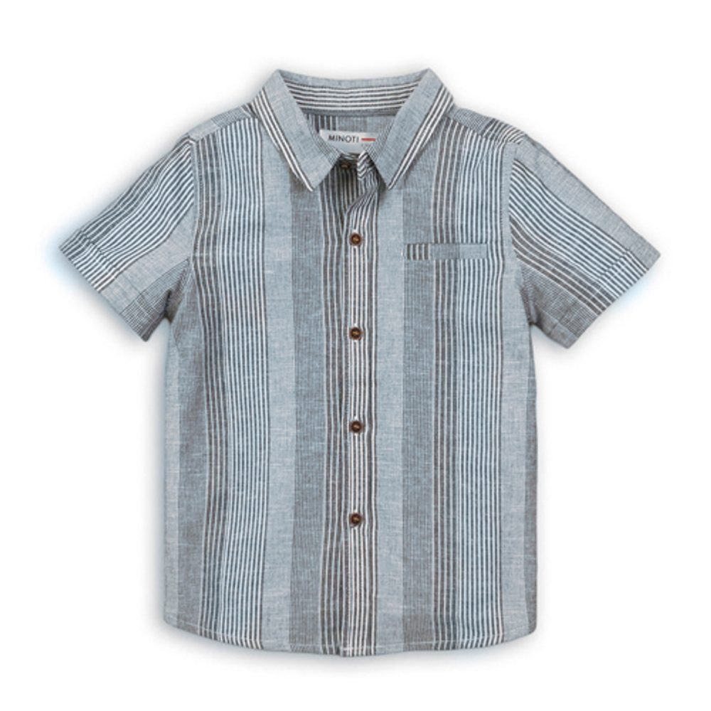 Boy Shirt, Minoti, Club 1, Kék - 110/116 | 5/6év