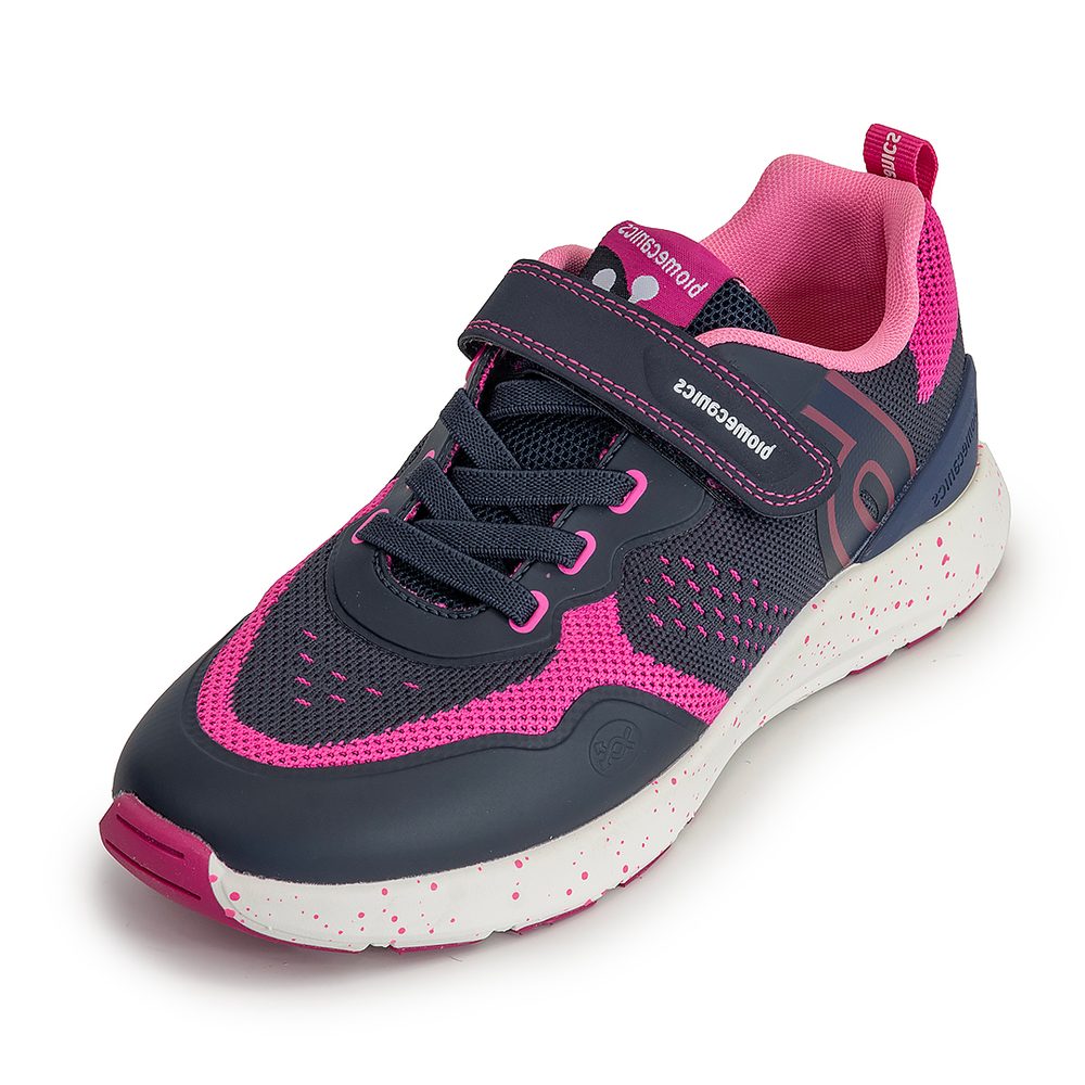Dívčí tenisky ELASTICOS Azul/Fuscia, Biomeanics, 241271-C600, tmavě modrá - 31