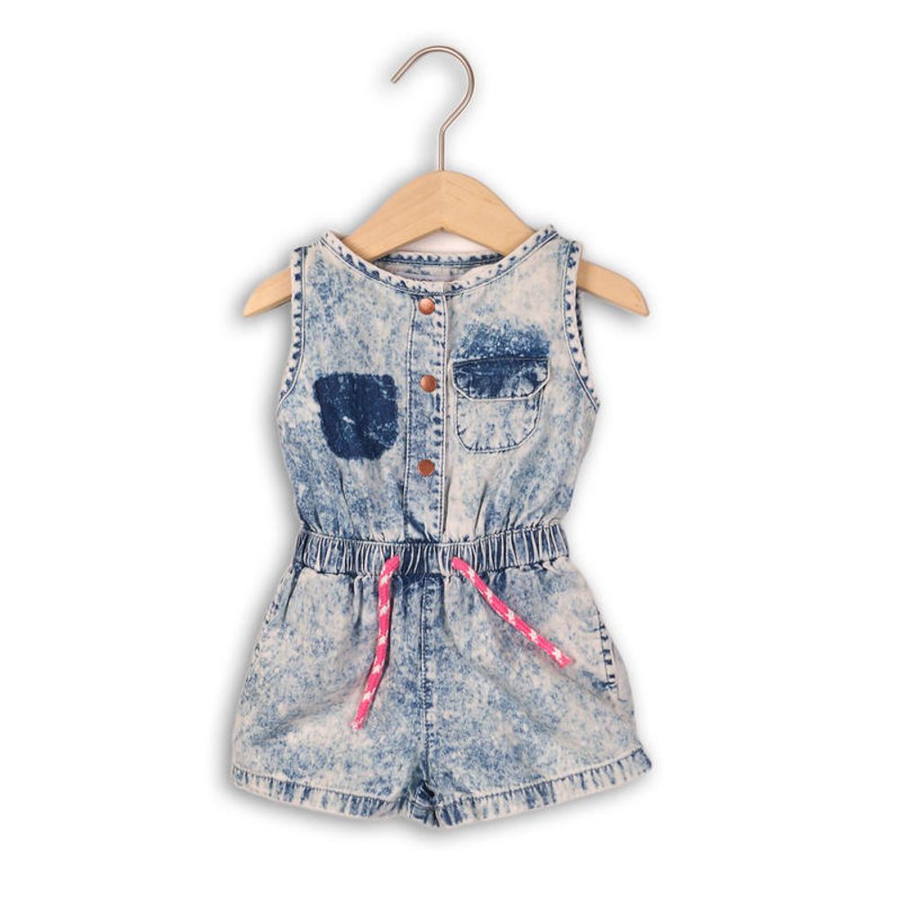 E-shop šaty dievčenské letné, Minoti, BEACH 5, modrá - 68/80 | 6-12m