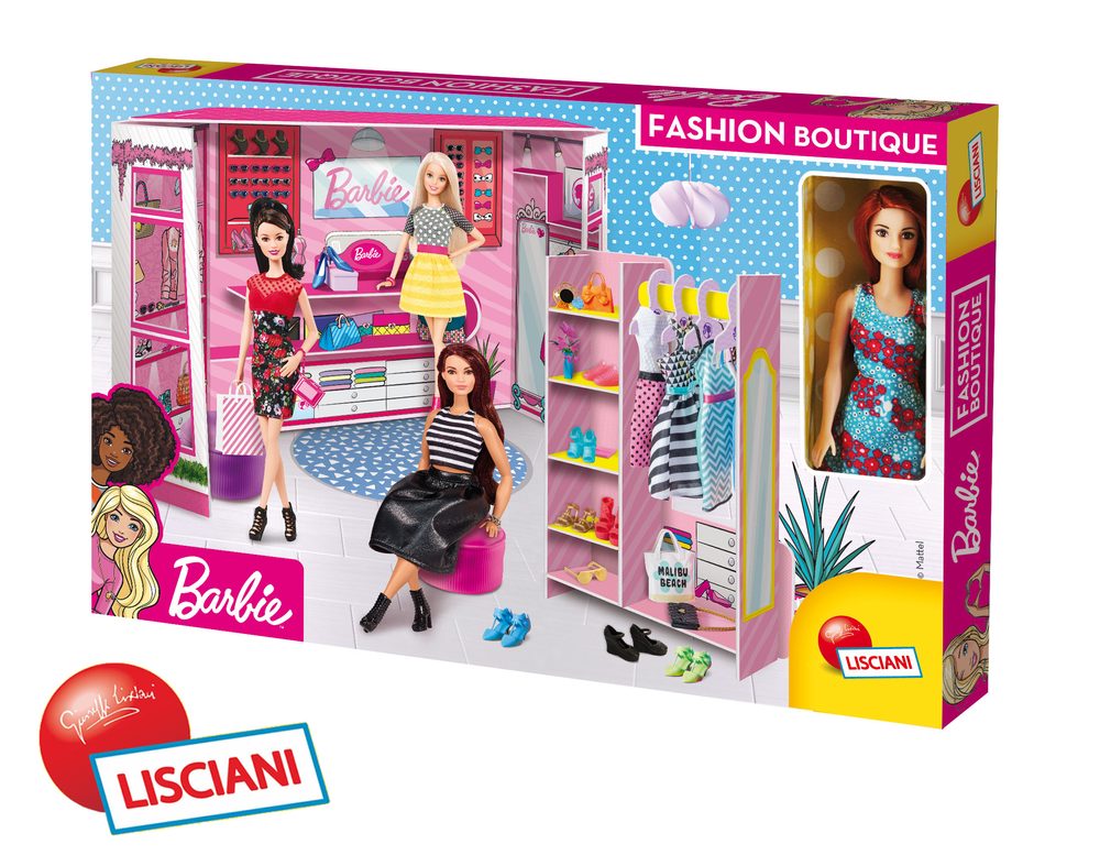 Lisciani Barbie módní butik s panenkou, Lisciani, W010928