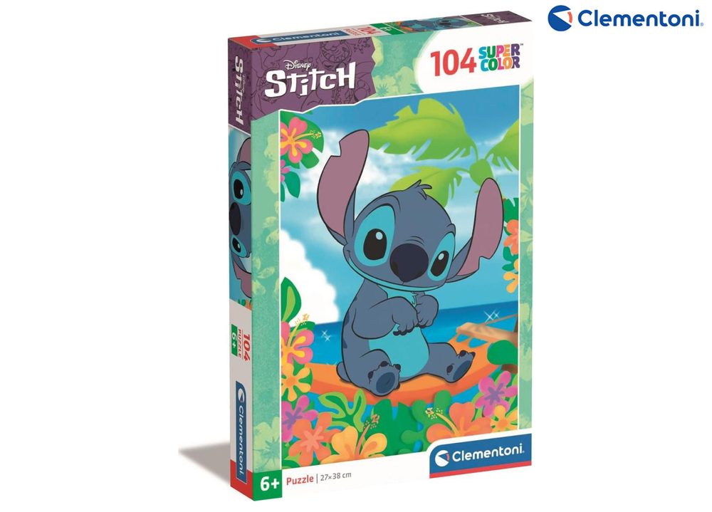 Levně Clementoni Puzzle 104 Disney Stitch, Clementoni, W045880