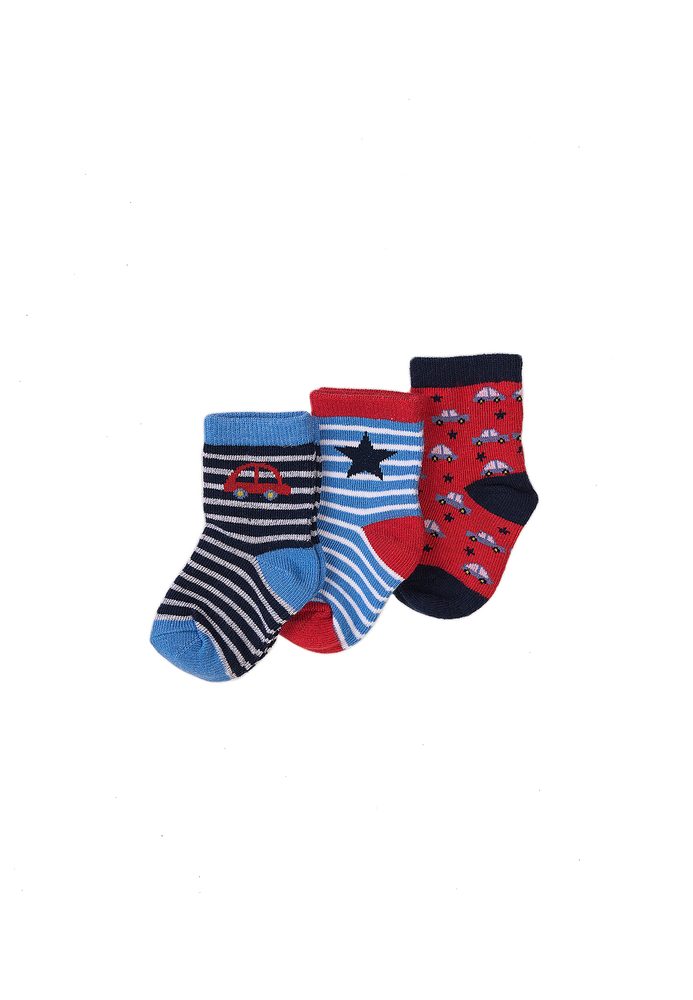 E-shop Ponožky chlapčenské 3pack, Minoti, NBB SOCK 34, chlapec - 92/98 | 2/3let