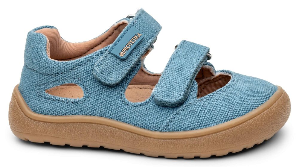 Chlapecké barefoot sandály PROTETIKA TAFI JEANS modrá - 30