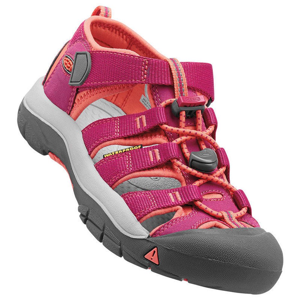 Levně Dětské sandály NEWPORT H, very berry/fusion coral, Keen, 1014267, fuchsia - 36