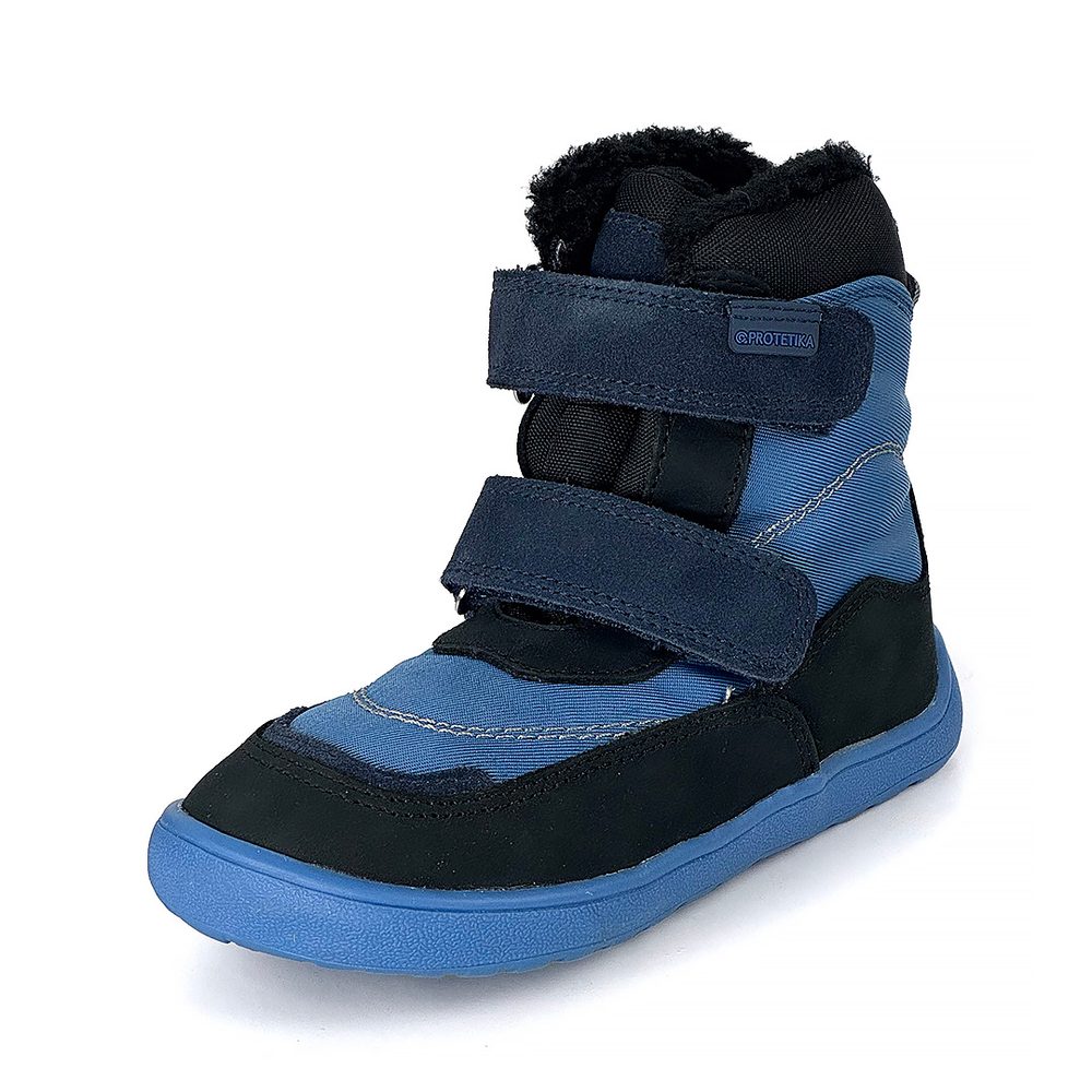 Chlapecké zimní barefoot boty PRO-tex NUT BLUE - 31