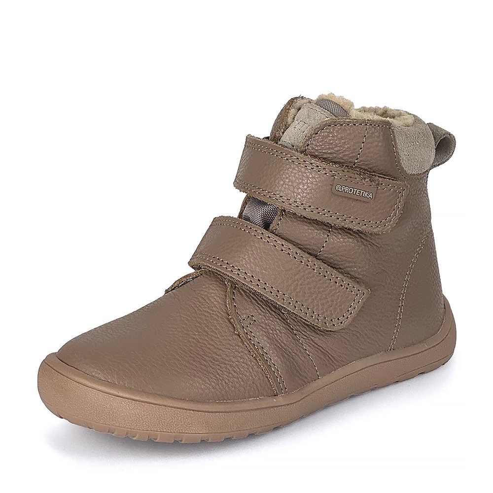 Dívčí zimní barefoot boty PRO-tex  BEKA DARK PINK - 21