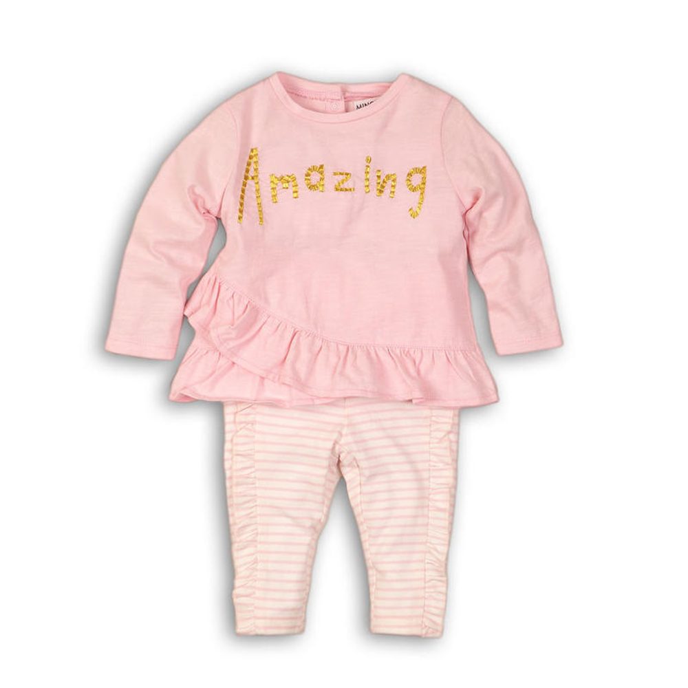 Kojenecký set, Minoti, AMAZING 1, růžová - 86/92 | 18-24m