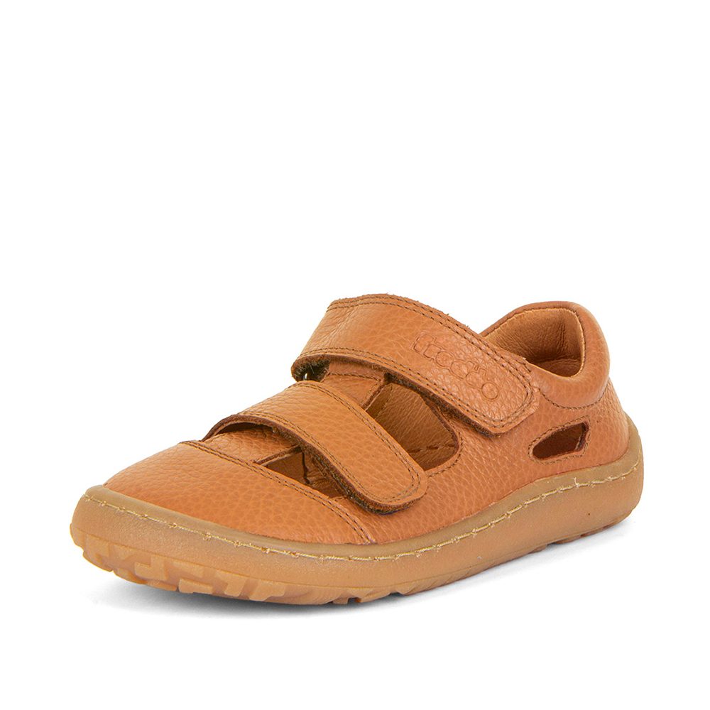 Levně Dětské barefoot sandály SANDAL Cognac Froddo G3150266-2 hnědá - 30