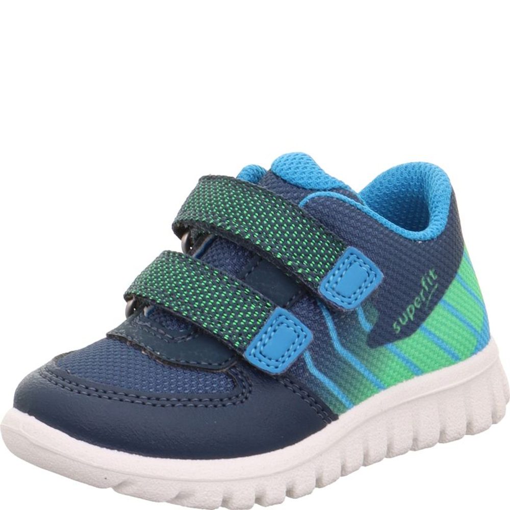 Levně Dětské barefit tenisky SPORT7 MINI Blue/Turquoise Superfit 1-006183-8000 - 24