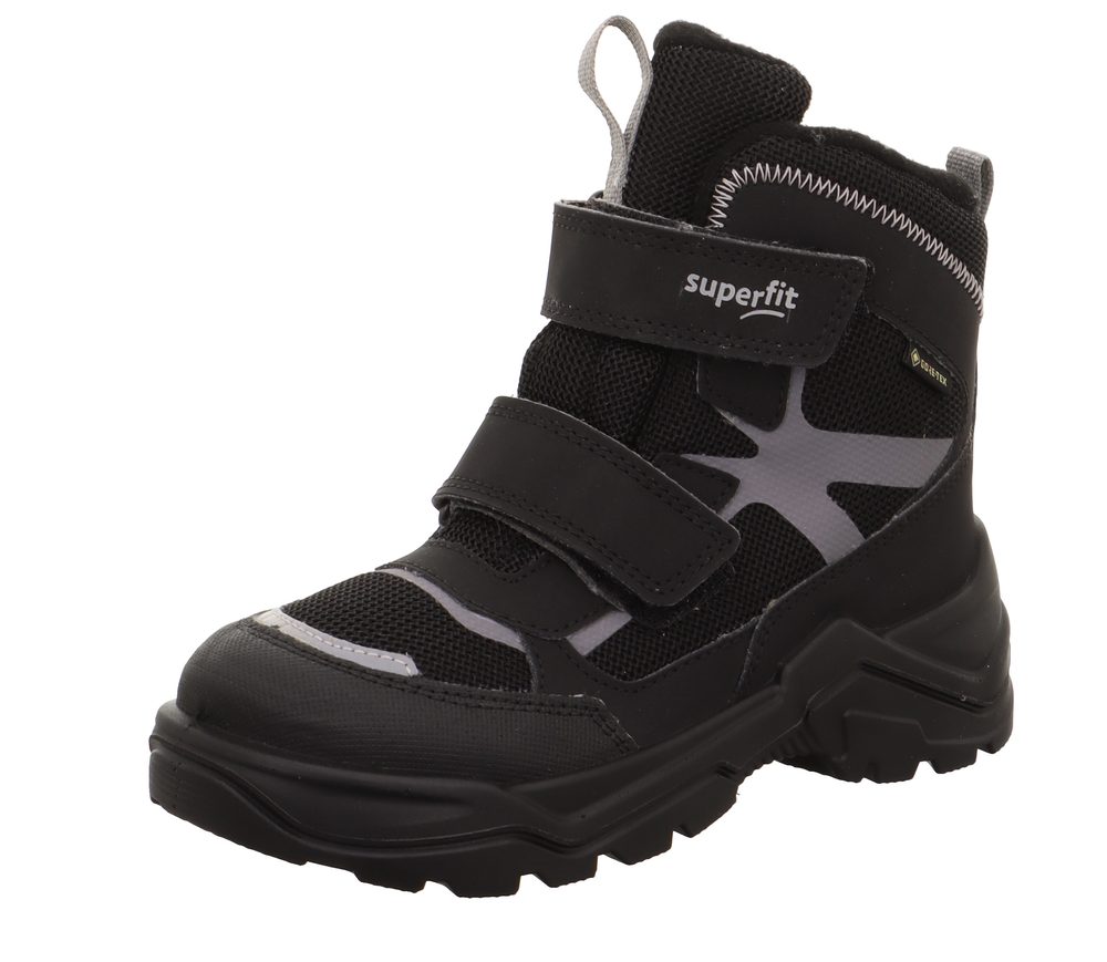 Detské zimné topánky SNOW MAX Black/Light Grey Gore-TEX, Superfit,1-002022-0000 - 23
