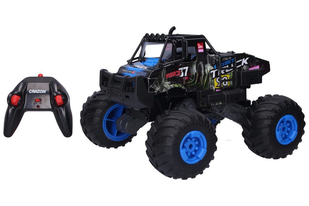 Auto terénní RC 29 cm - modrá barva, Wiky RC, W008146