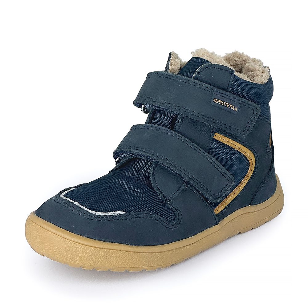 Chlapecké zimní barefoot boty PRO-tex  GERO DENIM - 28