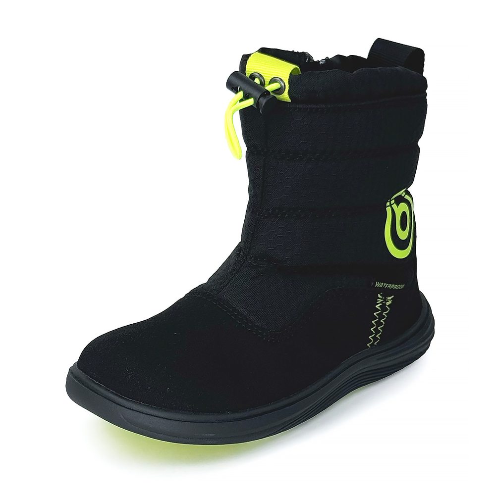 Dětské zimní barefoot boty s membránou Bugga  RUBA Black B00197-10 - 31