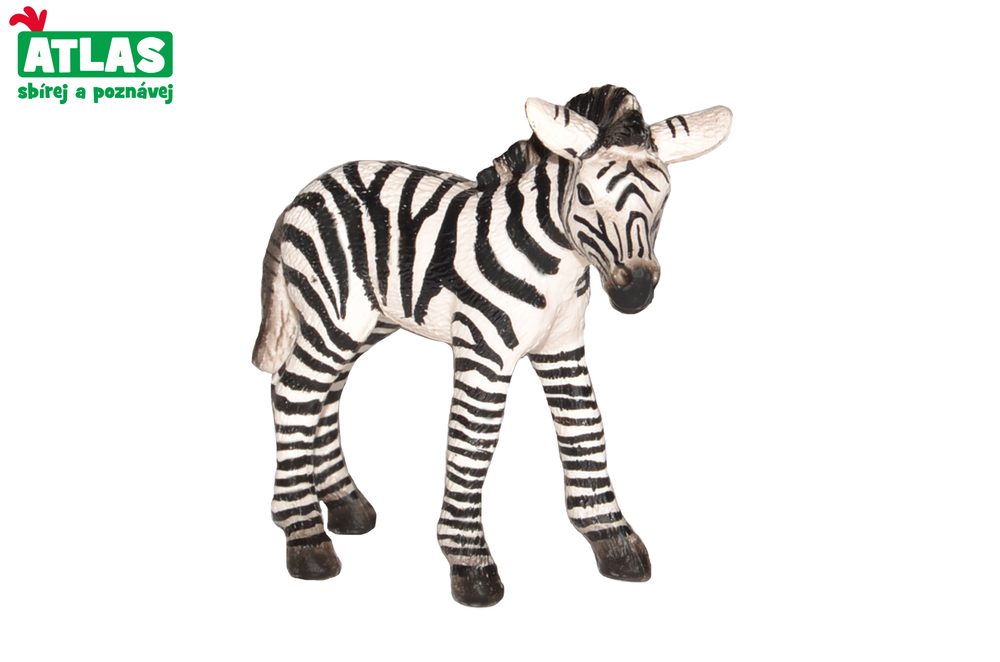 Levně B - Figurka Zebra hříbě 7cm, Atlas, W101820