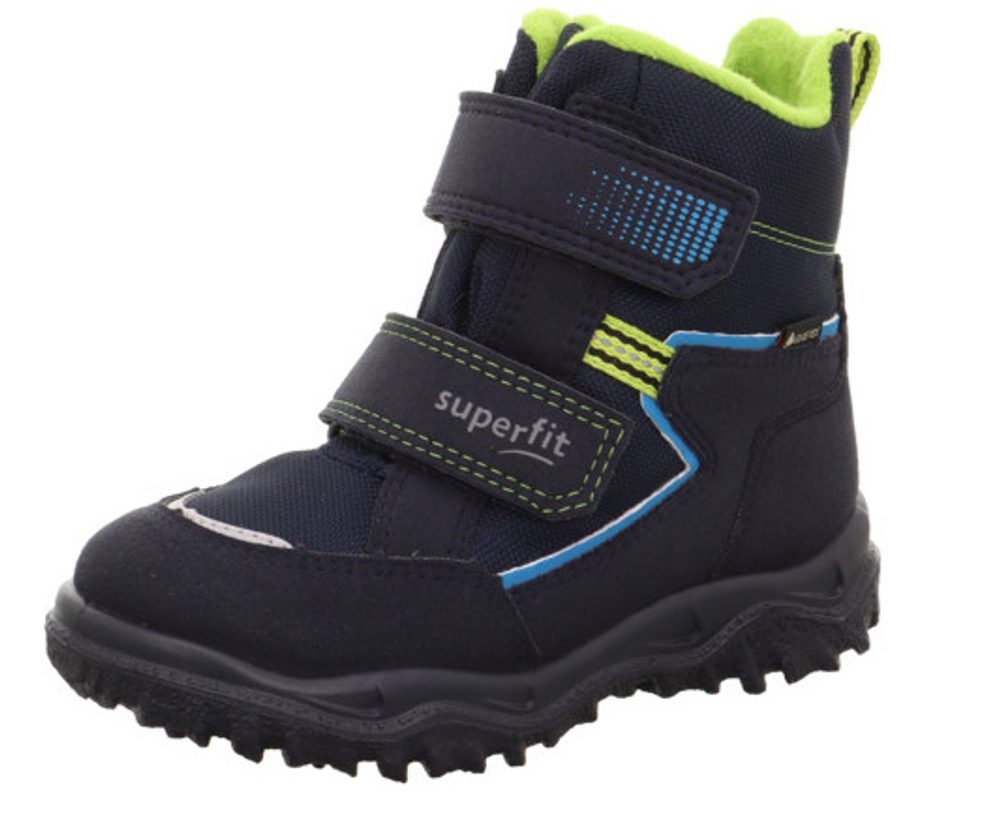 Chlapecké zimní boty HUSKY Blue/Light Green GTX Superfit 1-006082-8010 - 30