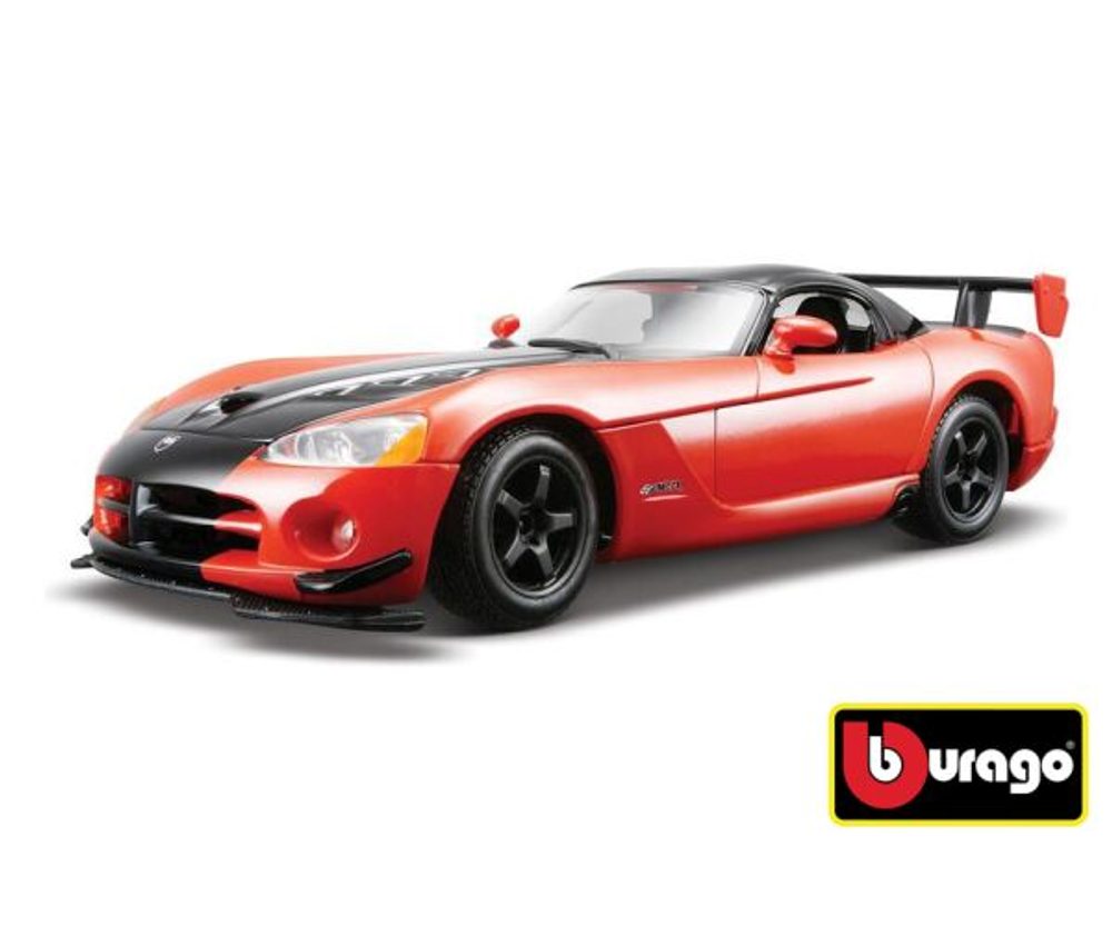 BBRUGO 1:24 DODGE VIPER SRT10 ACR RED / BLACK, BBRAGO, W007277