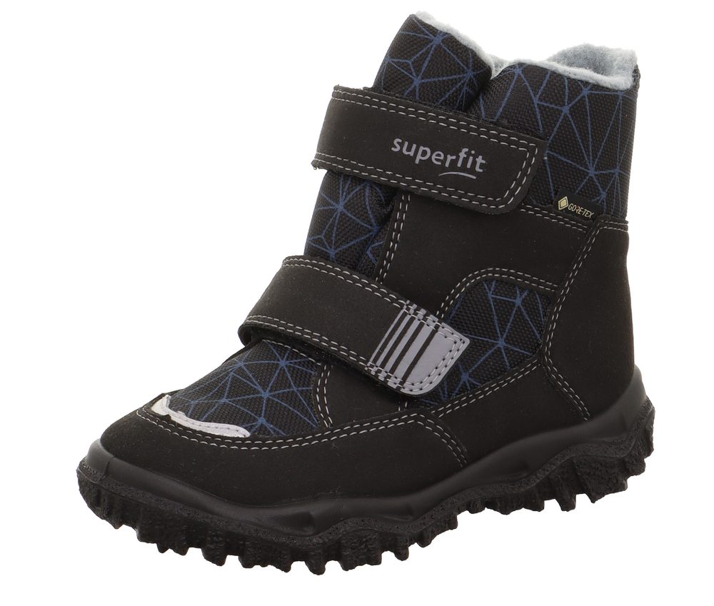HUSKY Black/Light Grey Gore-tex zimné topánky pre deti, Superfit, 1-006080-0000, sivá - 31