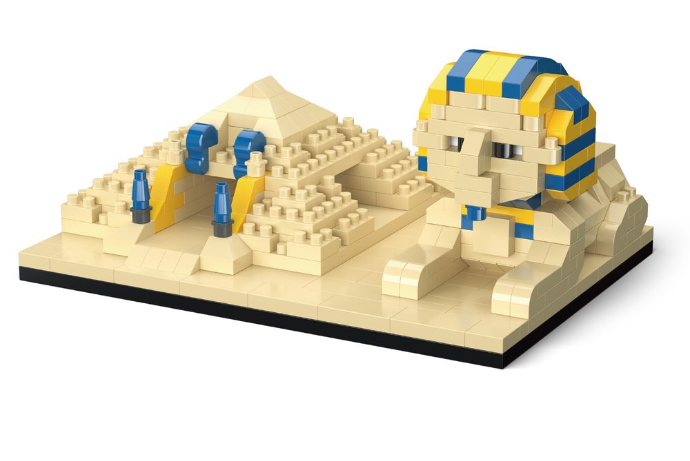 KOCO Pyramída so sfingou 410 kusov 11,5x8x5,5 cm, KOCO, W039582