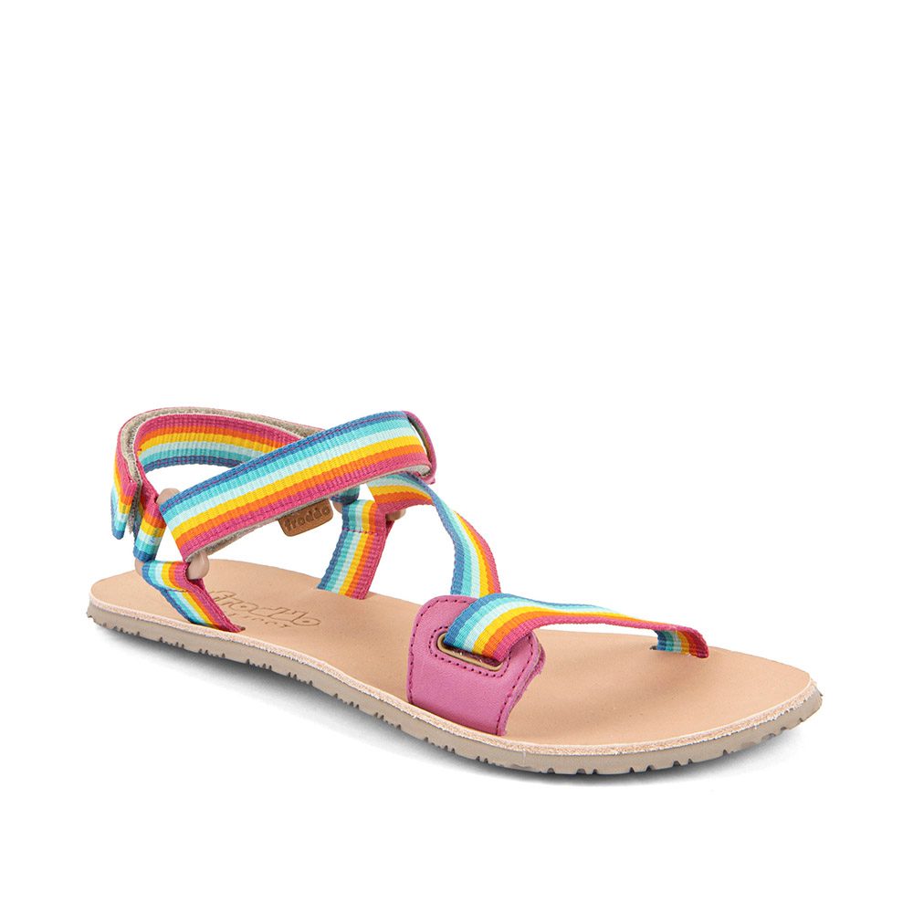 Dievčenské barefoot sandále FLEXY STRAPS Multicolor Froddo G3150284-6 - 40