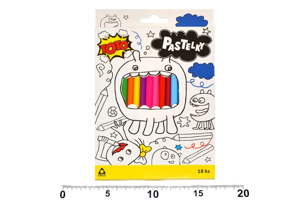 Pastelky ERGO 18 ks, TOTO, W811037