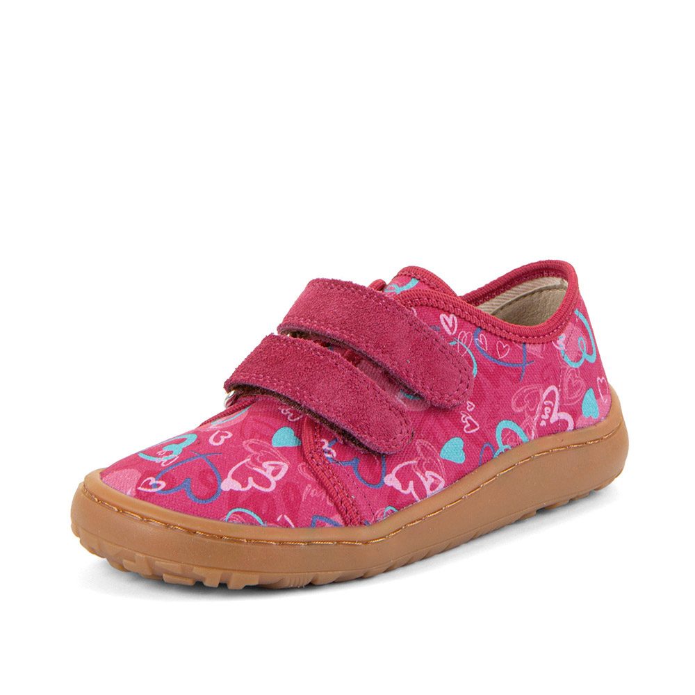 Dievčenské plátené barefoot tenisky CANVAS FUXIA+ Froddo G1700440-24 - 25