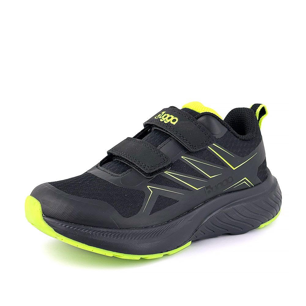 Dětské outdoorové boty na suchý zip Bugga SOLIS Black B00204-10 - 29