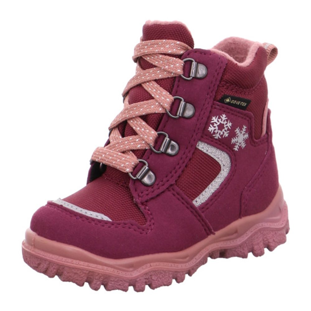Lány téli cipő csipke HUSKY1 GTX, Superfit, 1-000046-5010,  Rózsaszín - 29