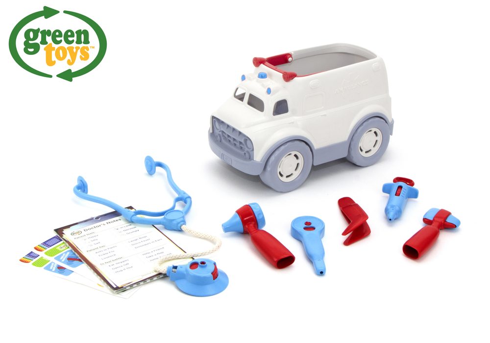 Levně Ambulance s lékařskými nástroji, Green Toys, W009285