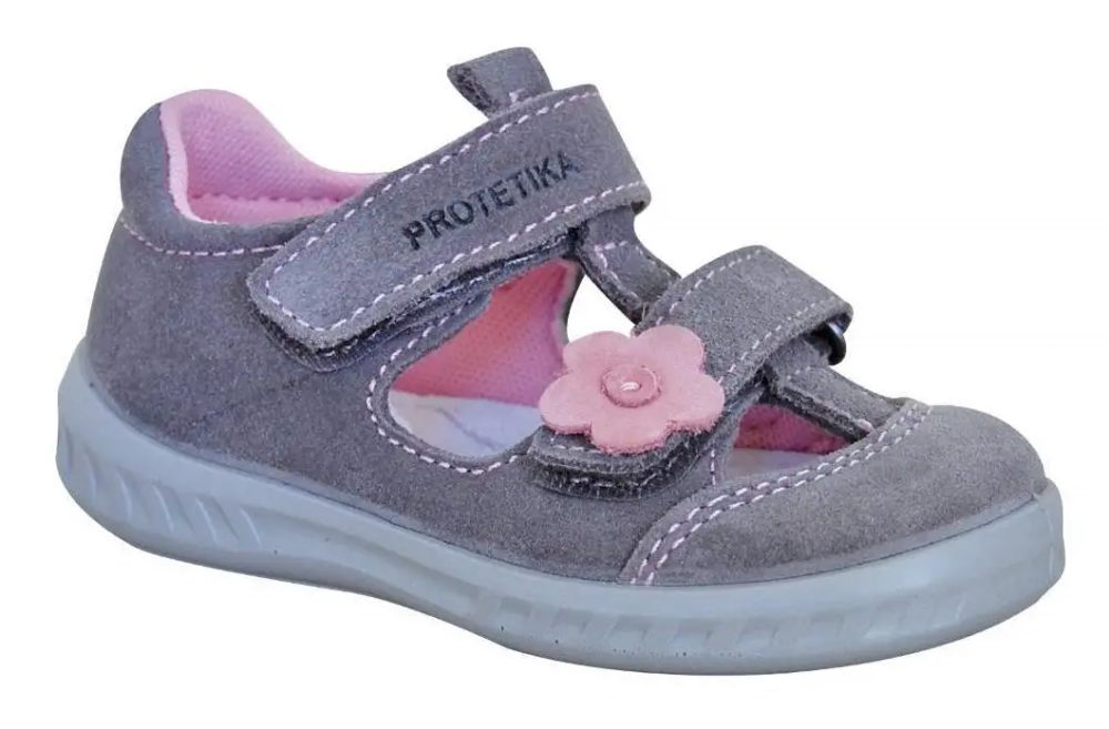 dívčí boty Barefoot GERS GREY, Protetika, šedá - 34