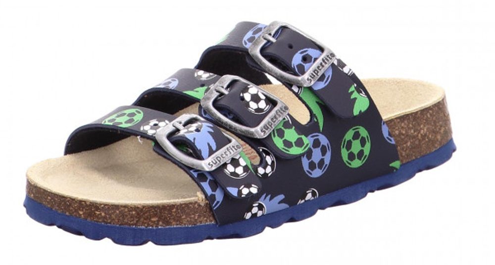 Levně chlapecké korkové pantofle FOOTBAD, Superfit, 1-800113-8020, modrá - 28