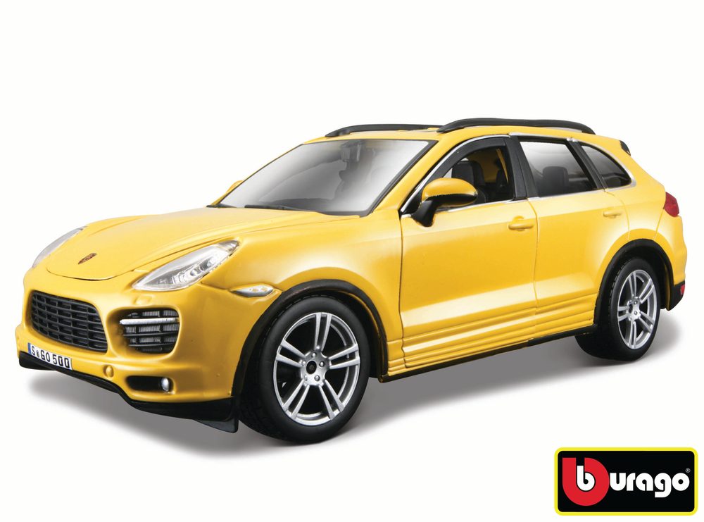 Bburago 1:24 Porsche Cayenne Turbo Yellow, Bburago, W007346