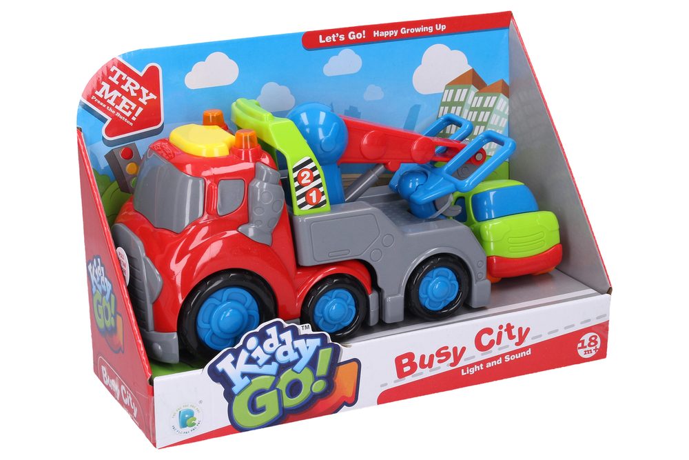 Kiddy Auto odtahovka s efekty 19,5 cm auto 6,5 cm, Wiky Vehicles, W012386