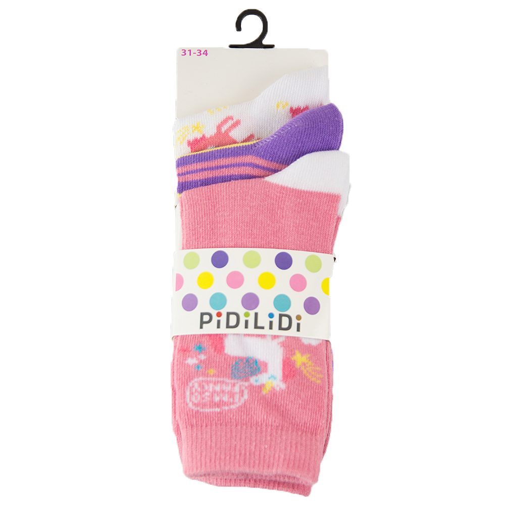 Levně ponožky dívčí- 3pack, Pidilidi, PD0127, Holka - 31-34
