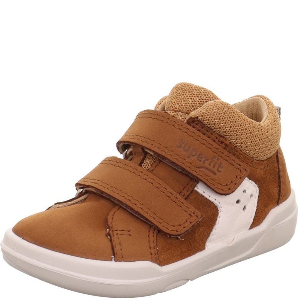 Levně Chlapecké barefit vyšší tenisky SUPERFREE Brown/White Superfit 1-000543-3010 - 24