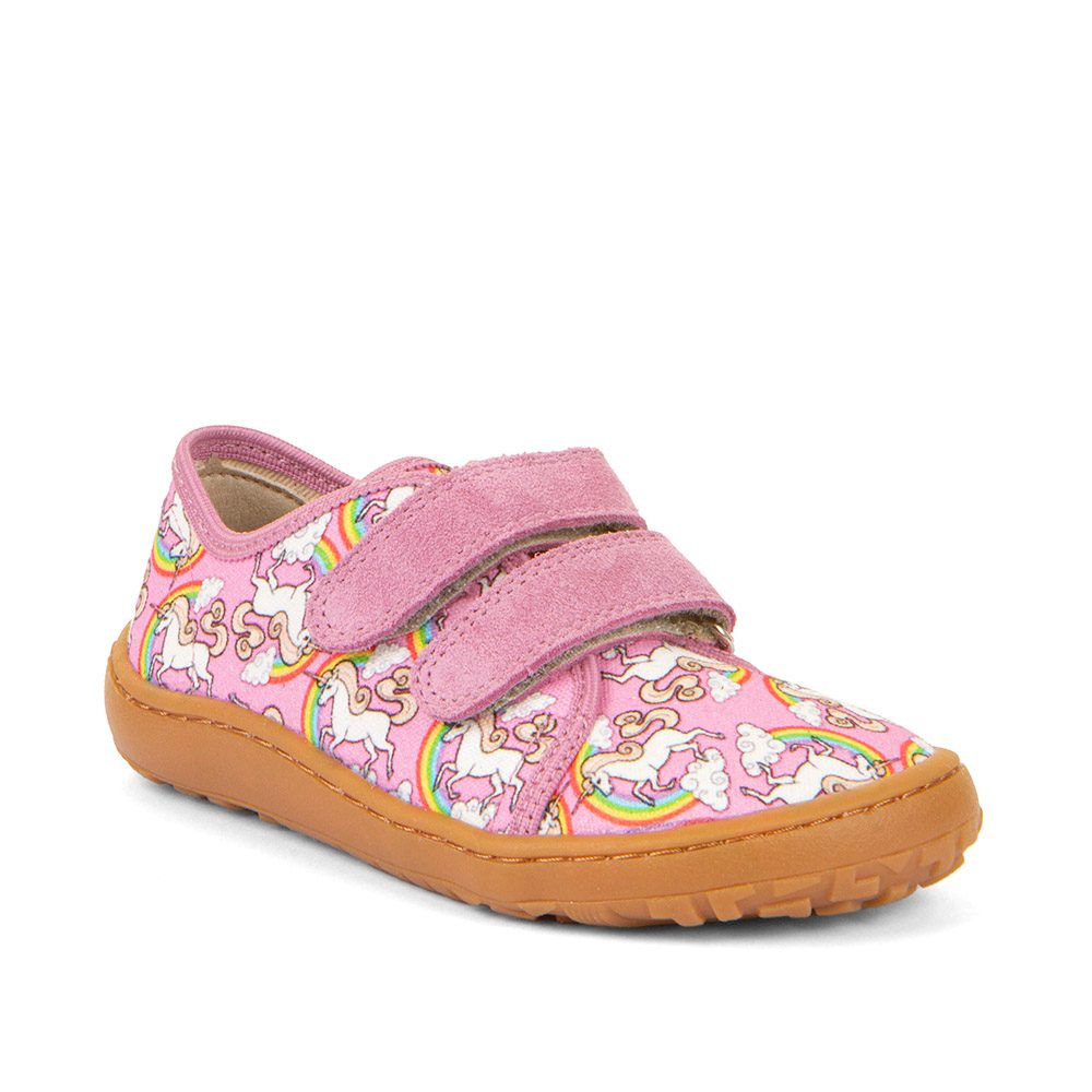 Dievčenské barefoot tenisky CANVAS White/Pink Froddo G1700422-5 - 25