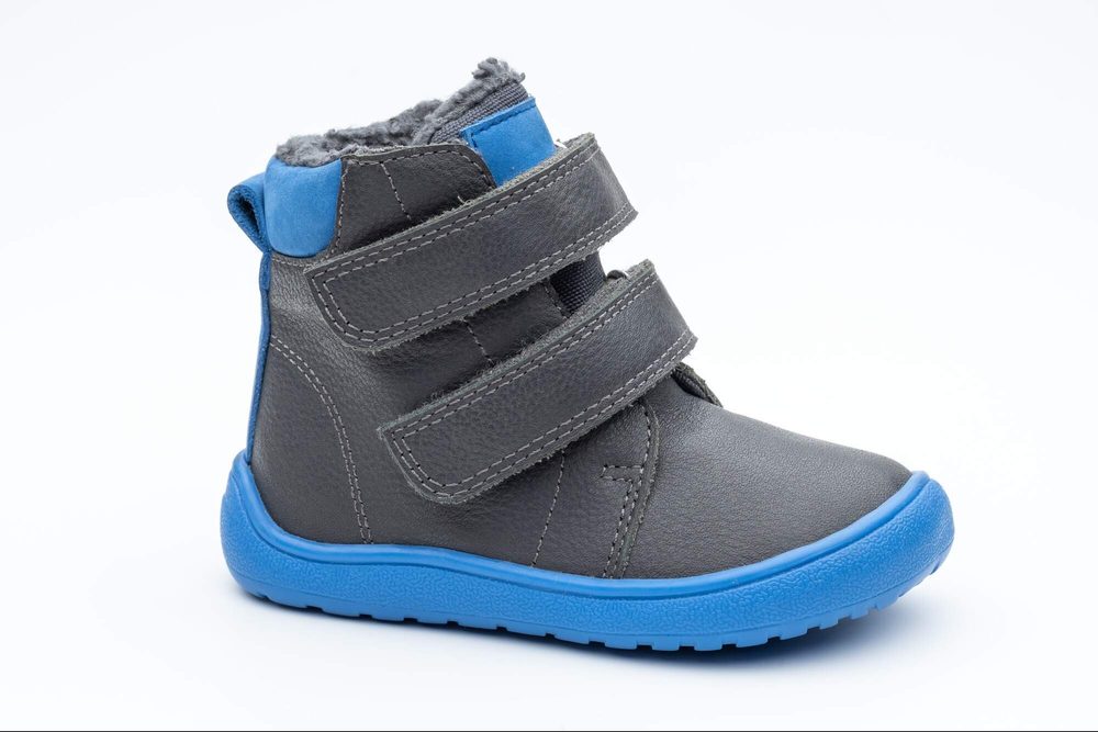 Chlapecké zimní barefoot boty PRO-tex DARYK GREY - 33