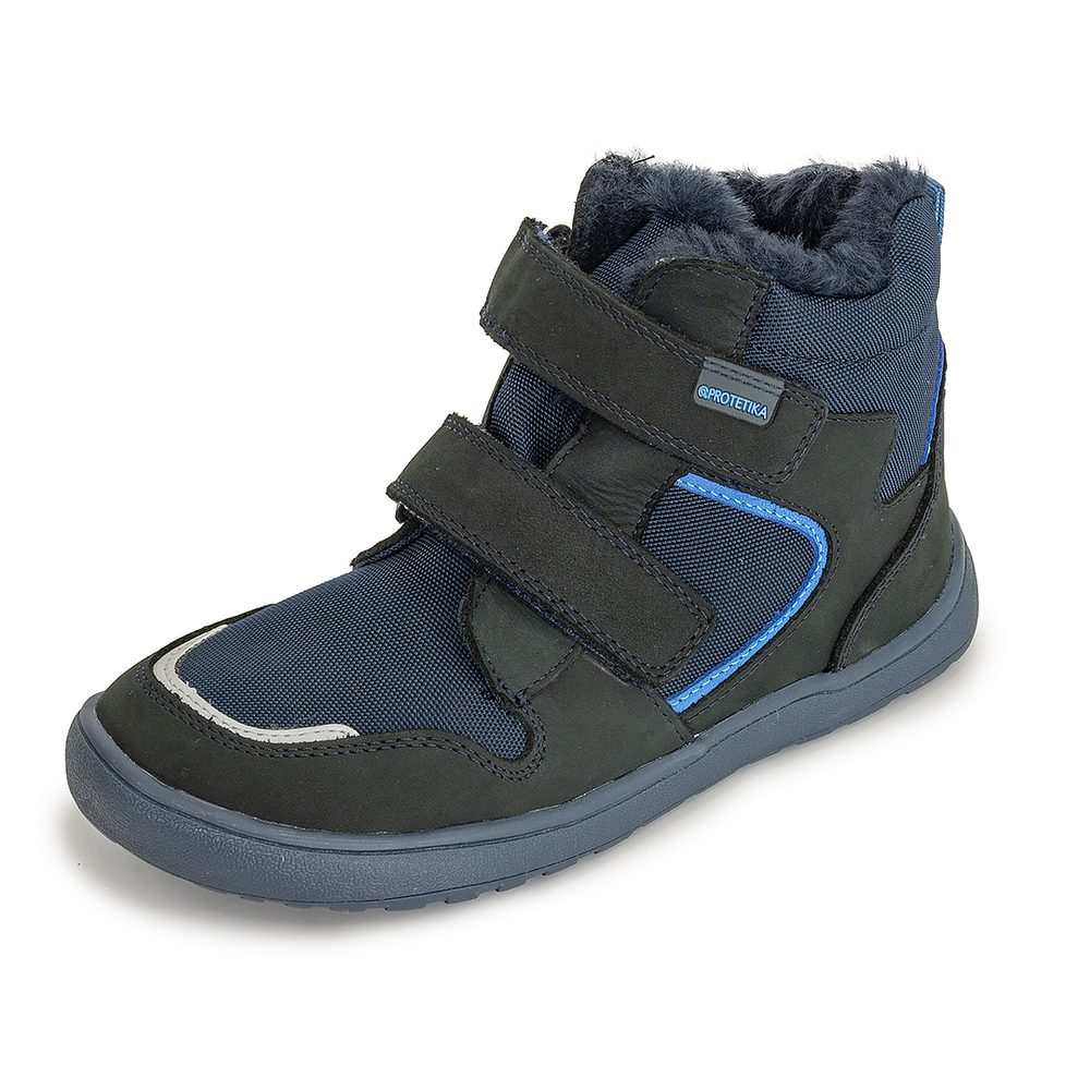Chlapčenské zimné barefoot topánky GERO NAVY, PRO-tex, protetika, modré - 22