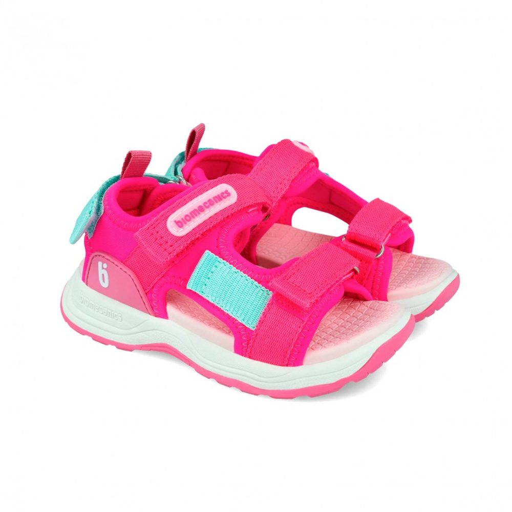 Levně Dívčí sandály TIRAS FUCSIA Biomecanics 262242-C146 - 34