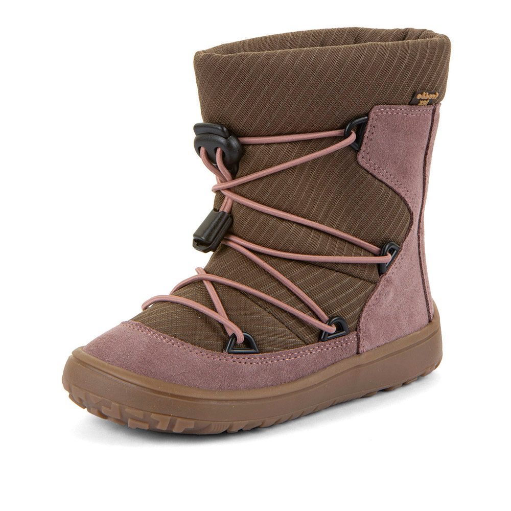Dívčí zimní barefoot boty TEX TRACK WOOL Dark Pink Froddo G3160251-15 - 30