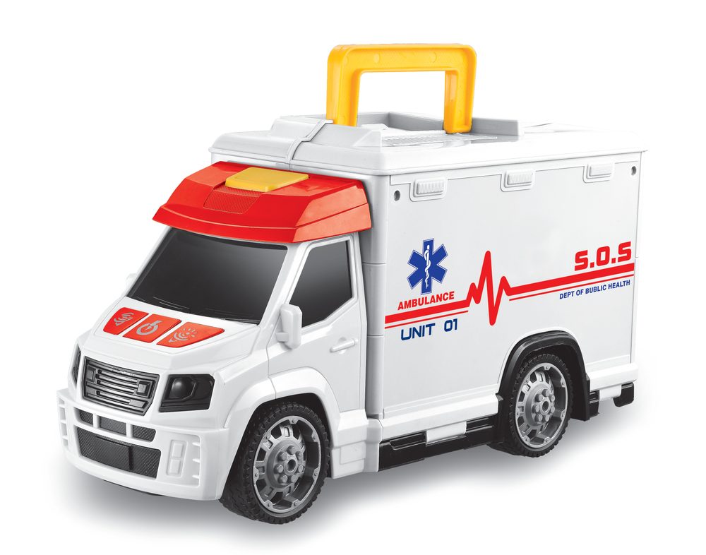 Levně Auto sanitka s efekty garáž nemocnice 33,5 cm, Wiky Vehicles, W049937