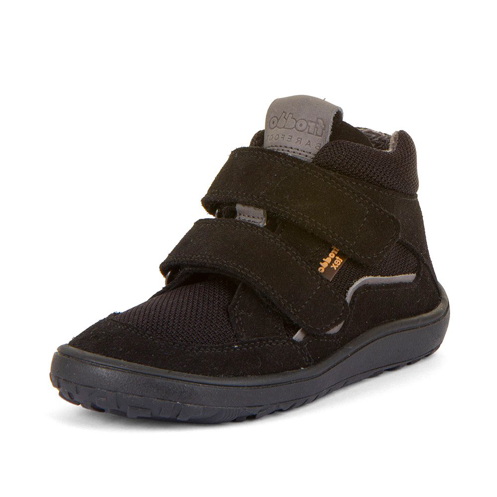 Dětské barefoot boty TEX AUTUMN  Black Froddo G3110254-11 - černá - 30