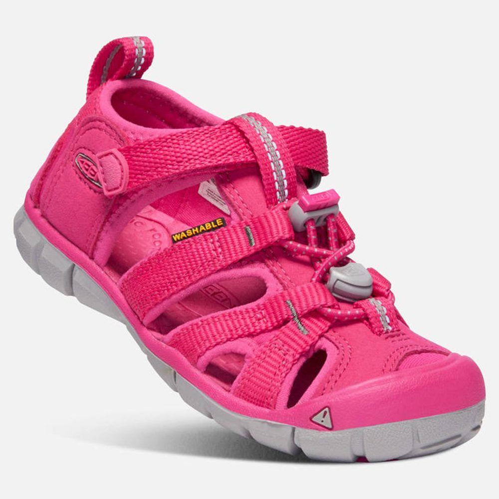 Levně Dětské sandály SEACAMP II CNX JR, hot pink, Keen, 1020699, růžová - 37