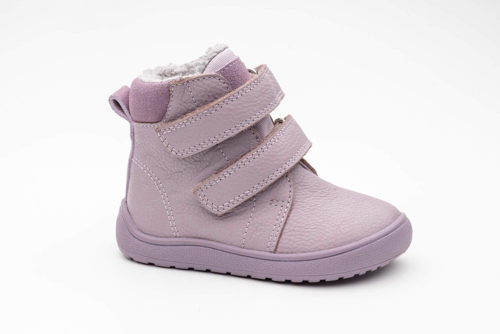 Dívčí zimní barefoot boty PRO-tex  BEKA LILA - 34