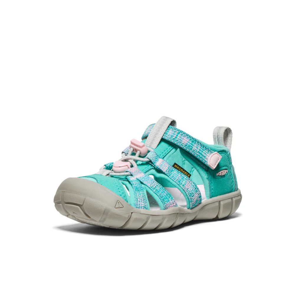 Dívčí sandály KEEN SEACAMP II CNX bright aqua/giggle pink - 29